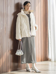 裏起毛タイトスカート≪手洗い可能≫