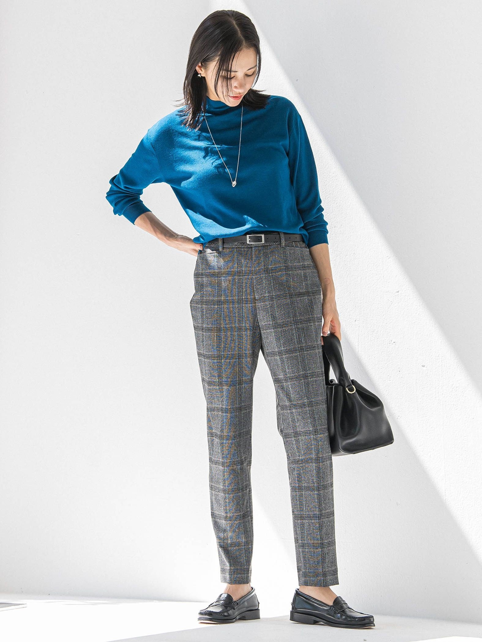 両面起毛テーパードパンツ≪WEB限定13号/洗える/セットアップ対応≫