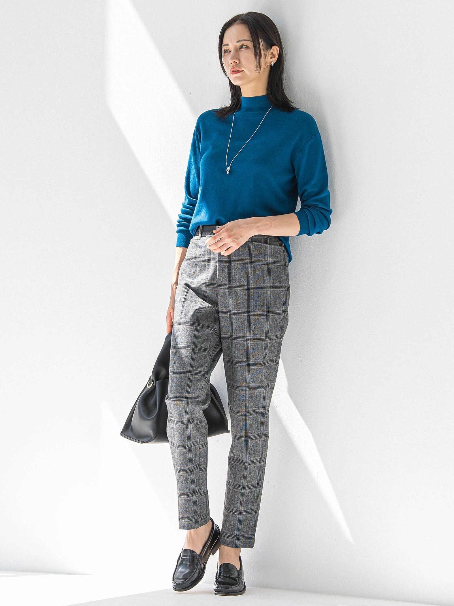 両面起毛テーパードパンツ≪WEB限定13号/洗える/セットアップ対応≫