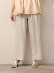 2WAYメランジツイルタックワイドパンツ