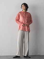 【WEB限定/+5cm丈長め】シェルタリングワイドパンツ