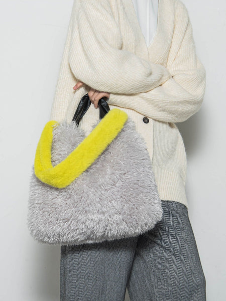 バイカラーエコファートートバッグ　M