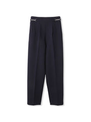 ダブルクロスストレッチビットテーパードパンツ