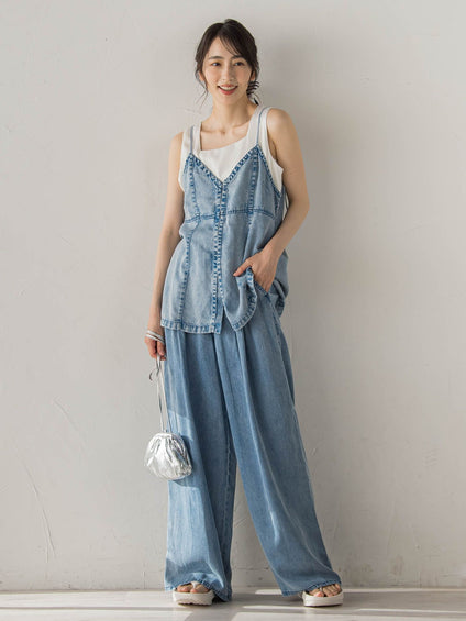 Air DENIM キャミビスチェ