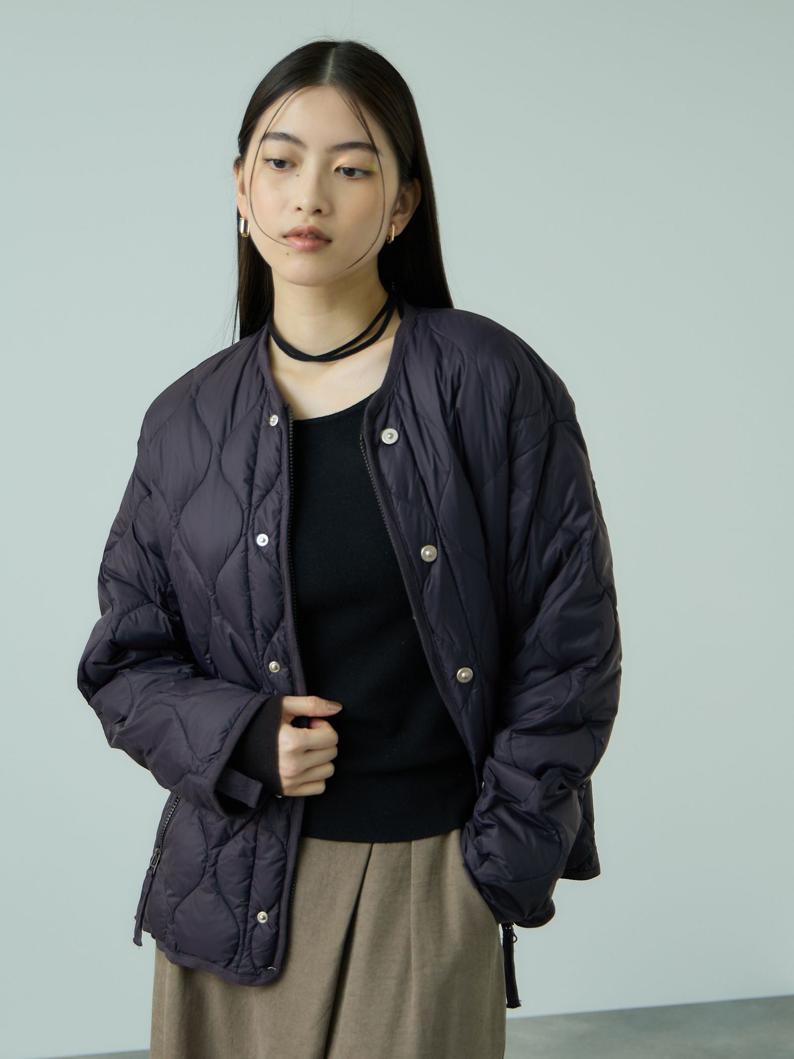 TAION　ダブルジップダウンジャケット≪手洗い可能≫