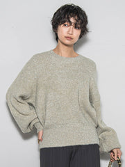 【WEB限定】ラメフェザーニット≪手洗い可能≫