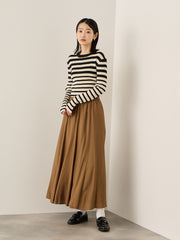 フローイングウールサーキュラースカート