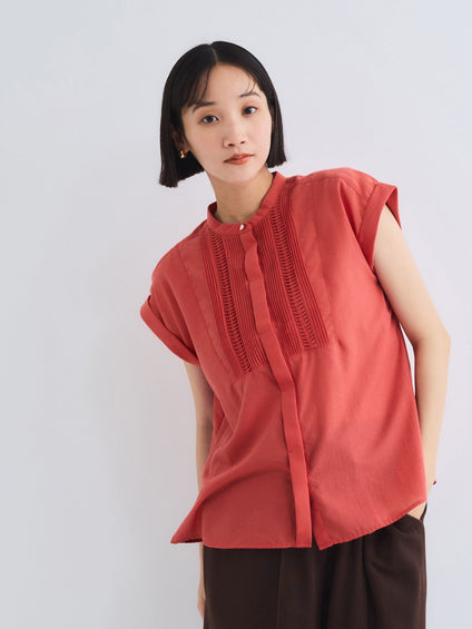 ピナスイートコレクション ブラウス 長袖 AMBIDEX Store △○80satin frill puff ブラウス(F CHACOAL