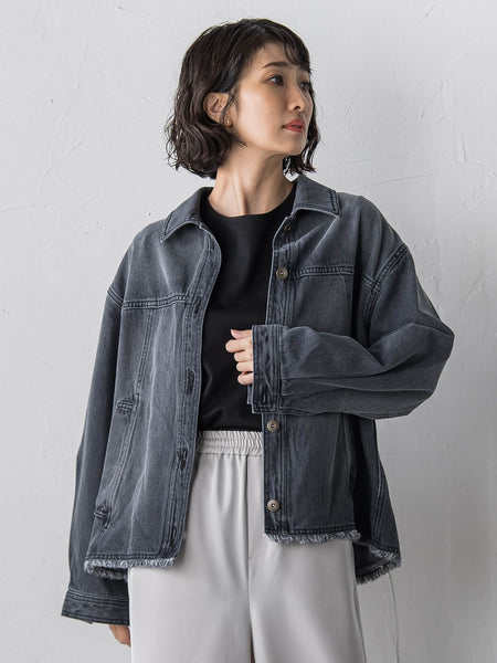 【大きいサイズ】デニムジャケット