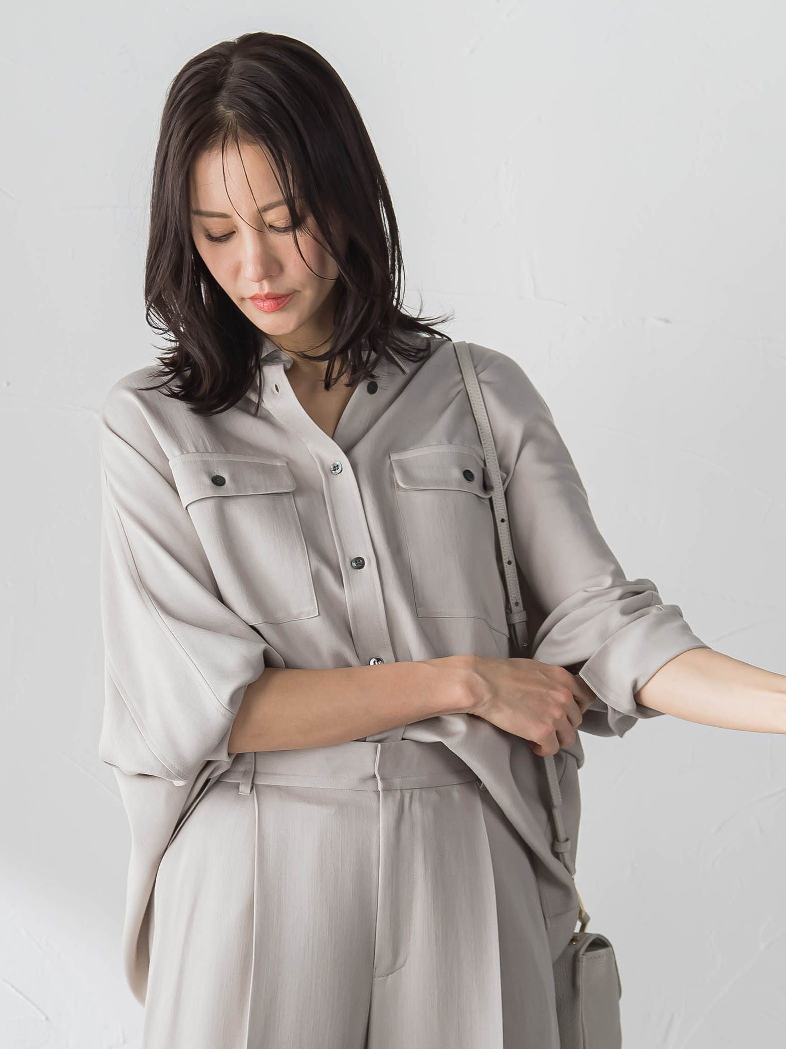 Beauty Denimブラウス≪洗濯機で洗える≫