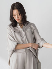 Beauty Denimブラウス≪洗濯機で洗える≫