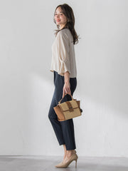 美シルエットテーパードパンツ