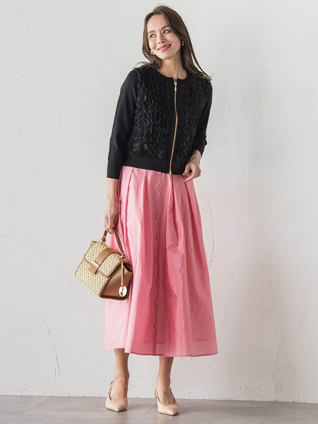 FAIRY AIRYジップカーディガン