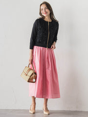 FAIRY AIRYジップカーディガン