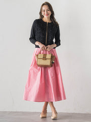 FAIRY AIRYジップカーディガン