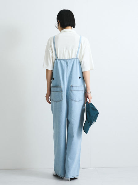 ライトオンスデニムサロペットパンツ≪手洗い可能≫