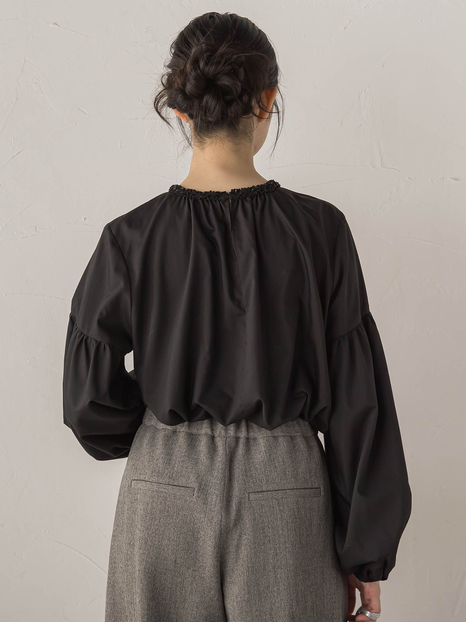 ブレードブラウス≪洗濯機で洗える≫