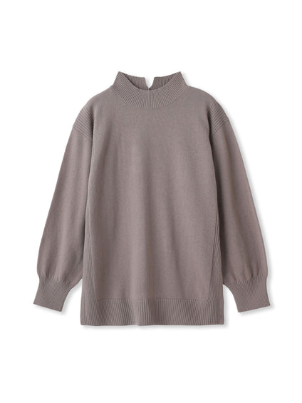 ファインメリノウールチュニックニット≪洗える≫