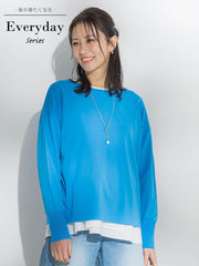 バックボタンデザインニット