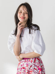 ランタンスリーブカットソー