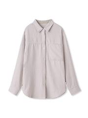 【WEB限定】E/Nピーチシャツ≪手洗い可能≫