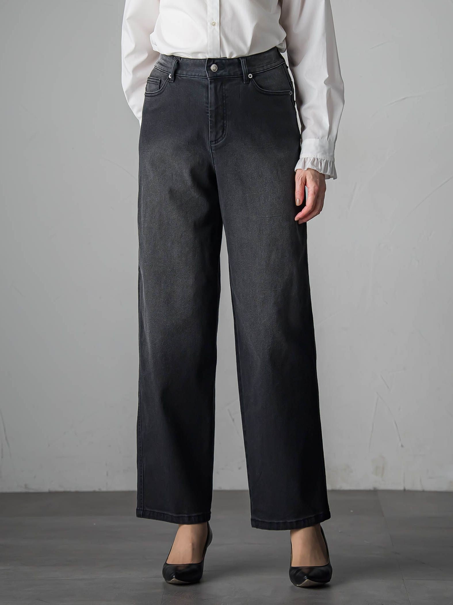 ”暖かさも洒落感も”裏起毛デニム