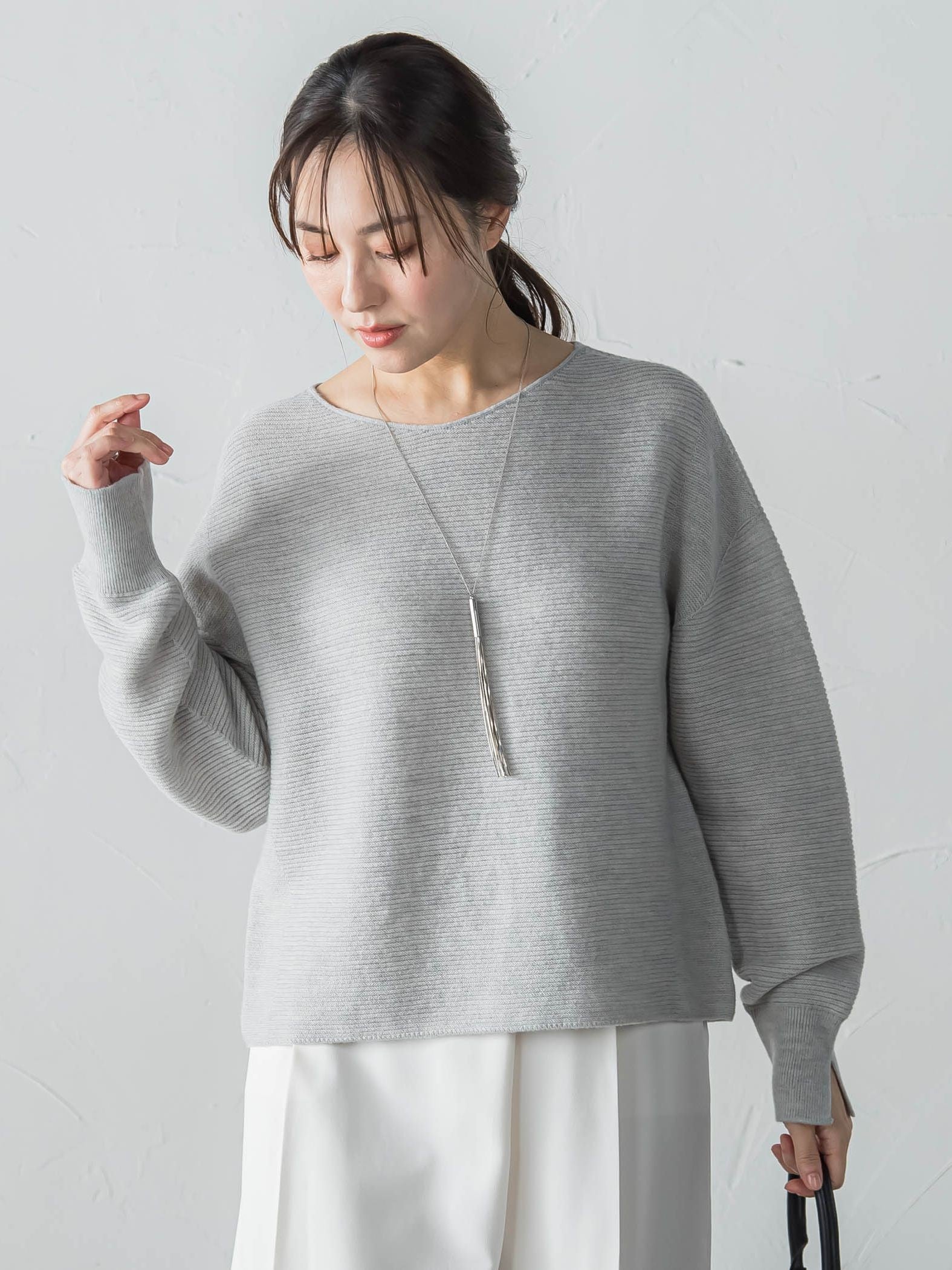 ホールガーメントガーターニット≪WEB限定11号/洗える≫