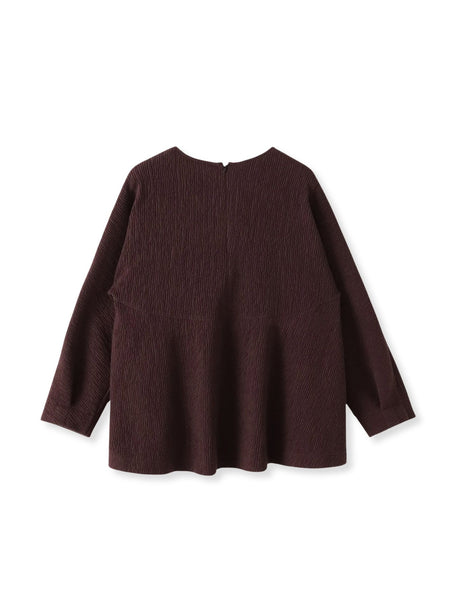 つぶつぶジョーゼットカットソー≪洗濯機で洗える≫