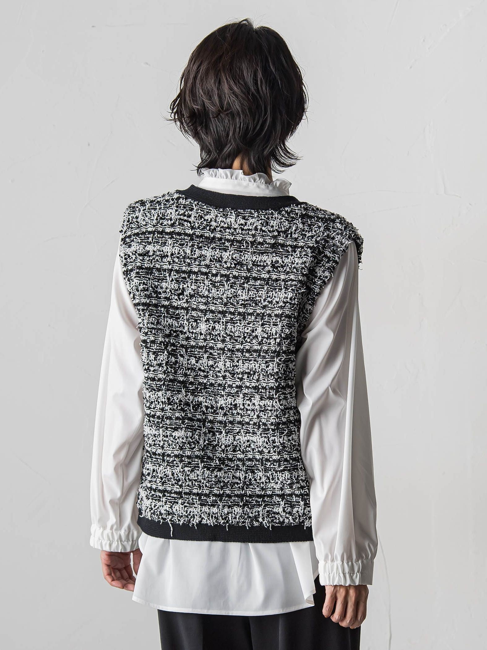 ドレープブロードストレッチブラウス