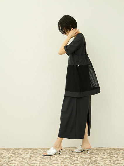 【アンサンブル】UVカットジャージワンピース ビスチェセット