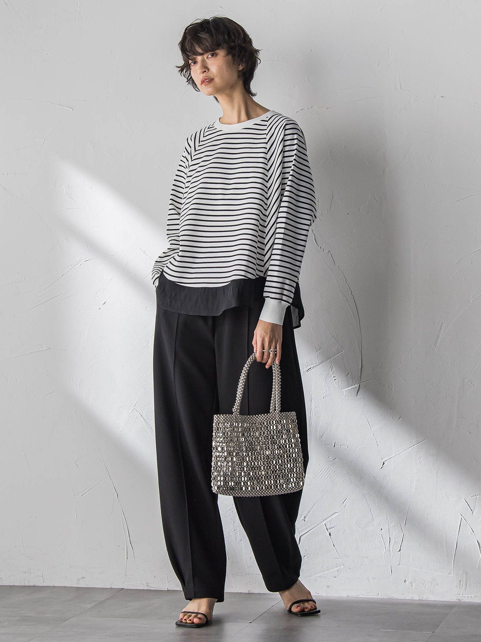 【えらべるSETUP】叶えるイージーカーブパンツ≪手洗い可能≫