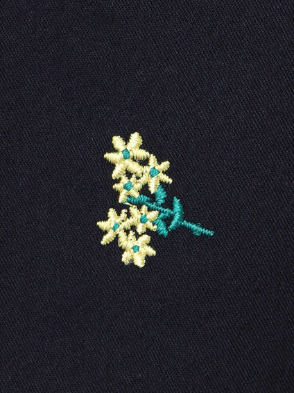ツイルフラワー刺繍ジャケット≪手洗い可能≫