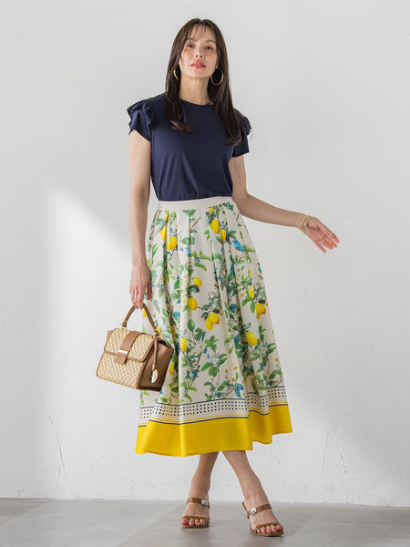 【WEB限定】ショルダーフリルカットソー