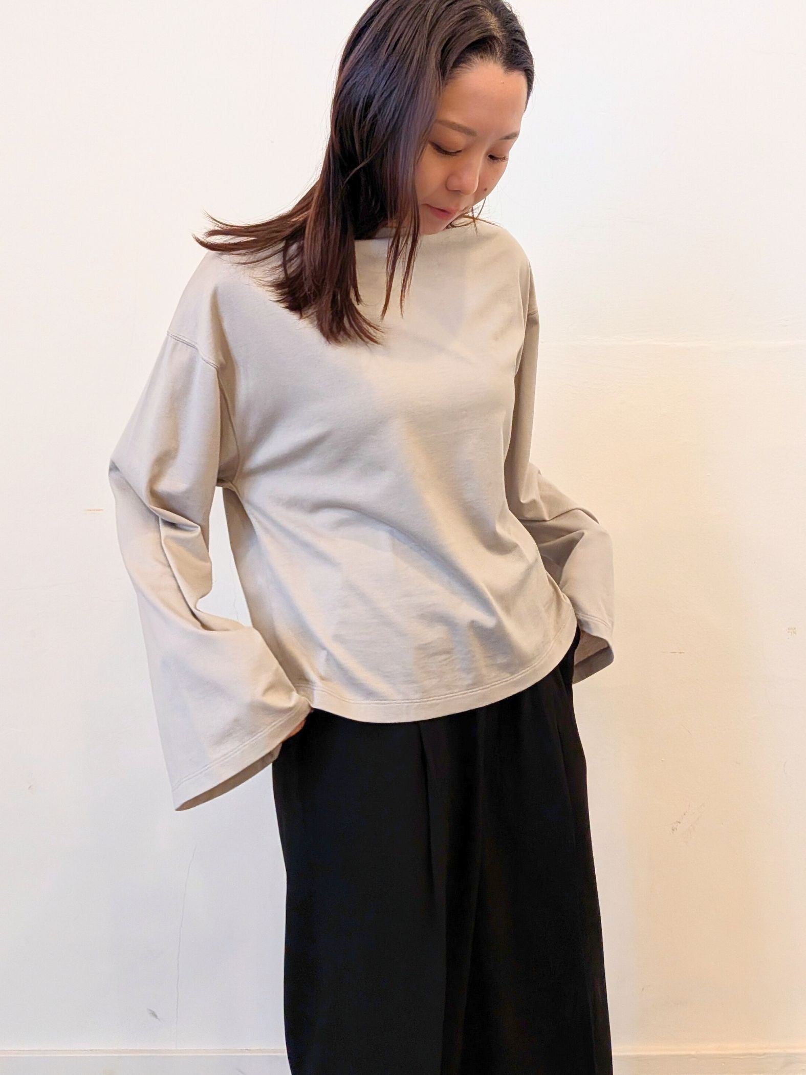 《予約販売》flare sleeve tee 【日本製】