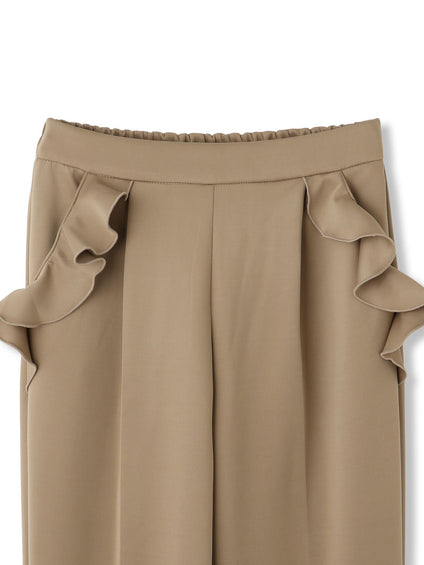 フリルポケットテーパードパンツ≪手洗い可能≫