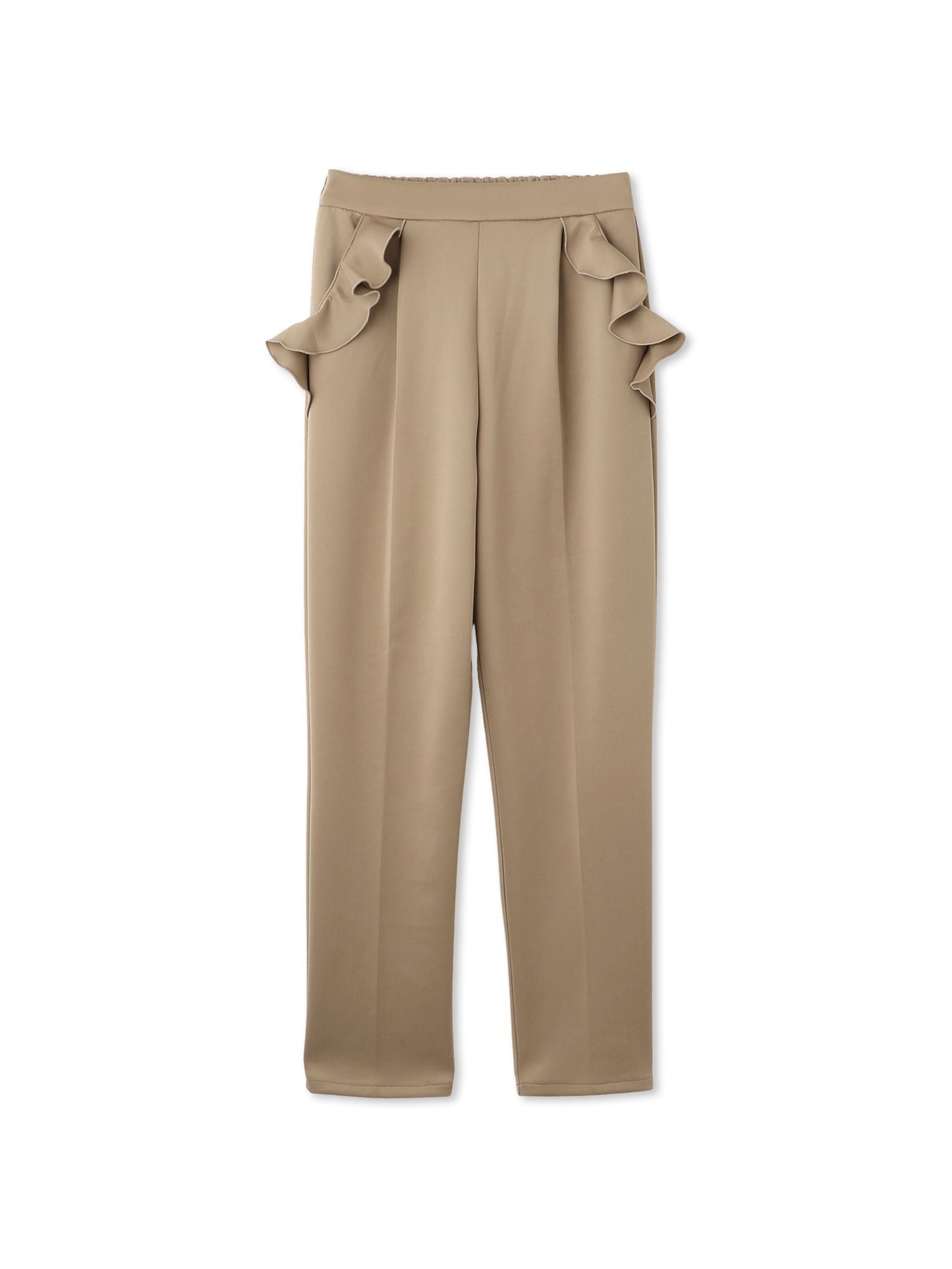 フリルポケットテーパードパンツ≪手洗い可能≫