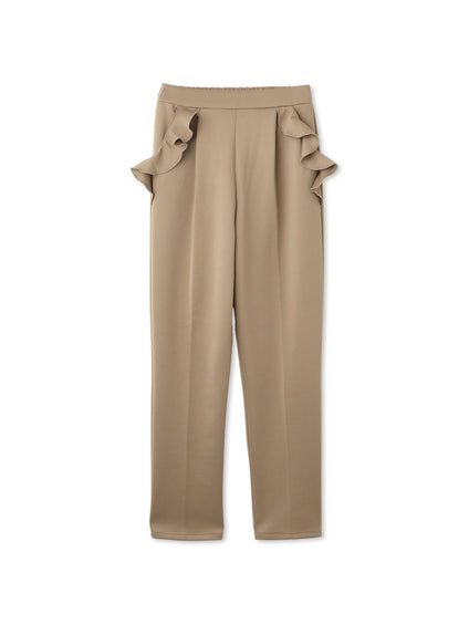 フリルポケットテーパードパンツ≪手洗い可能≫