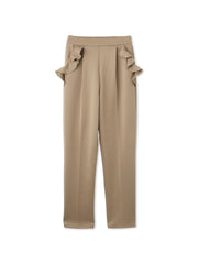 フリルポケットテーパードパンツ≪手洗い可能≫