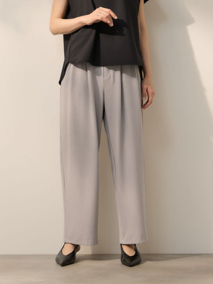 2WAYメランジツイルタックワイドパンツ