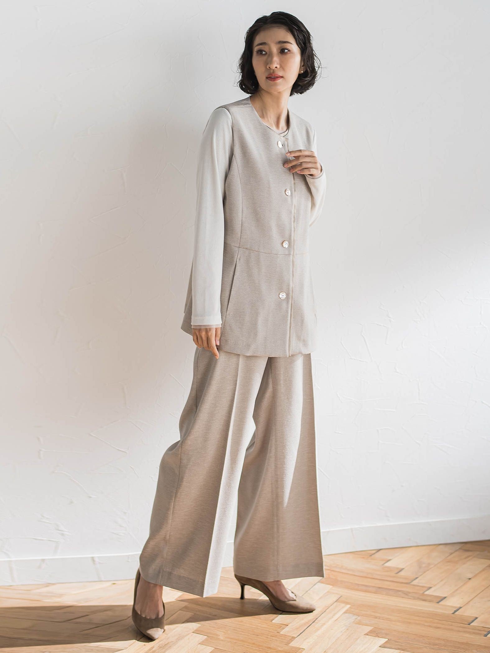 ラメテレコカットソー