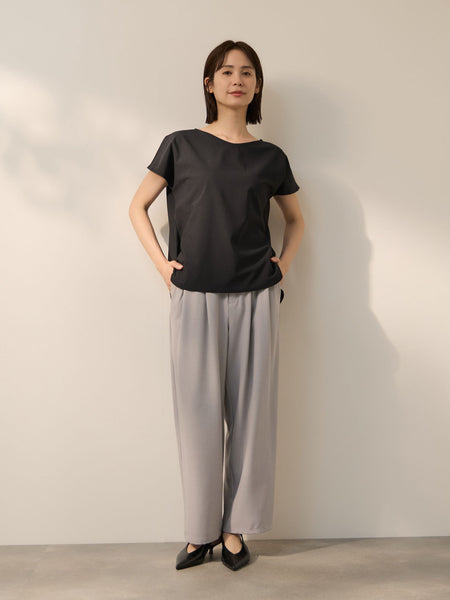 2WAYメランジツイルタックワイドパンツ