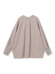 【新色追加】サーモサキソニーバックタックスキッパーブラウス≪洗濯機で洗える≫