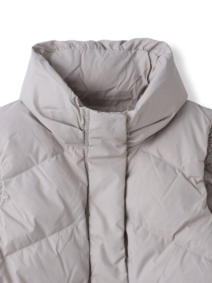 【WEB限定】スタンドカラーダウンベスト