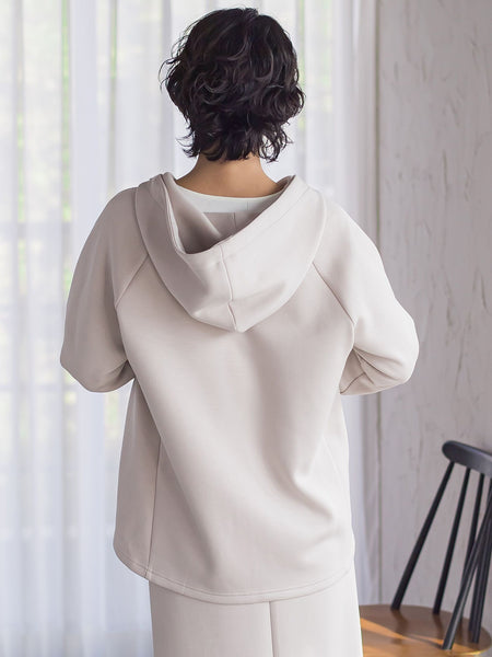 【大きいサイズ】ストレッチダンボールジップパーカー