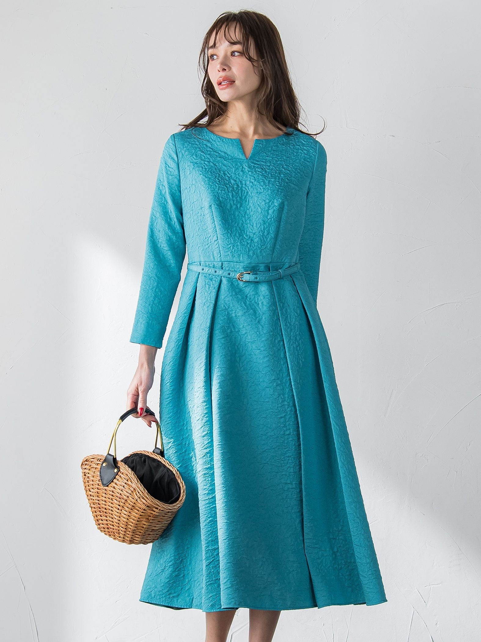 ジャガードワンピース