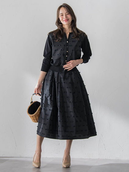 リボンジャガードスカート