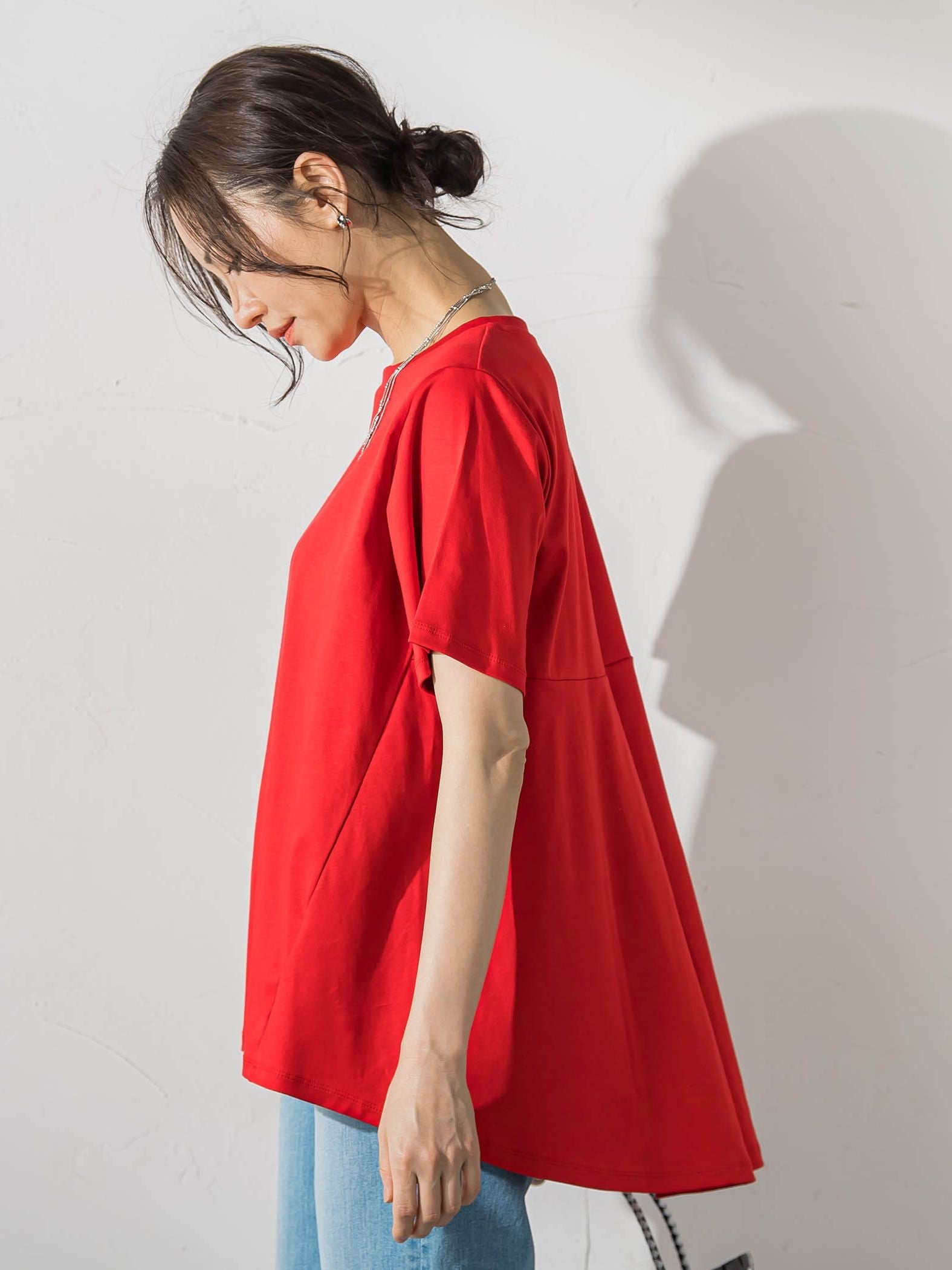 【WEB限定】≪気分で選べる12色展開！≫ジュエリーカラーカットソー