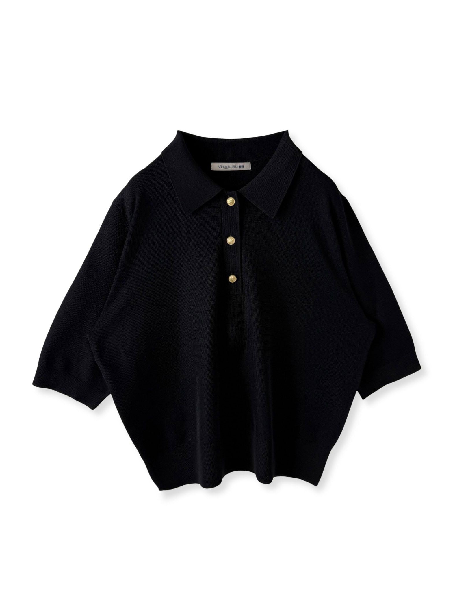 【WEB限定カラーあり】LUCINDAポロニット