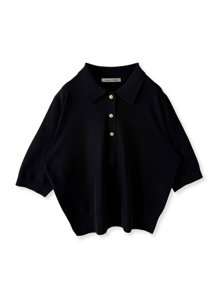 【WEB限定カラーあり】LUCINDAポロニット