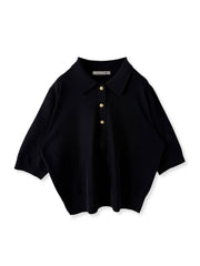 【WEB限定カラーあり】LUCINDAポロニット